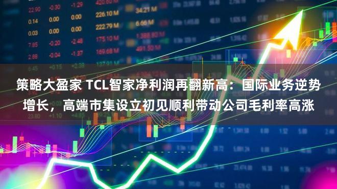 策略大盈家 TCL智家净利润再翻新高：国际业务逆势增长，高端市集设立初见顺利带动公司毛利率高涨