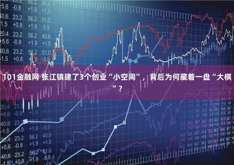 101金融网 张江镇建了3个创业“小空间”,背后为何藏着一盘“大棋”?