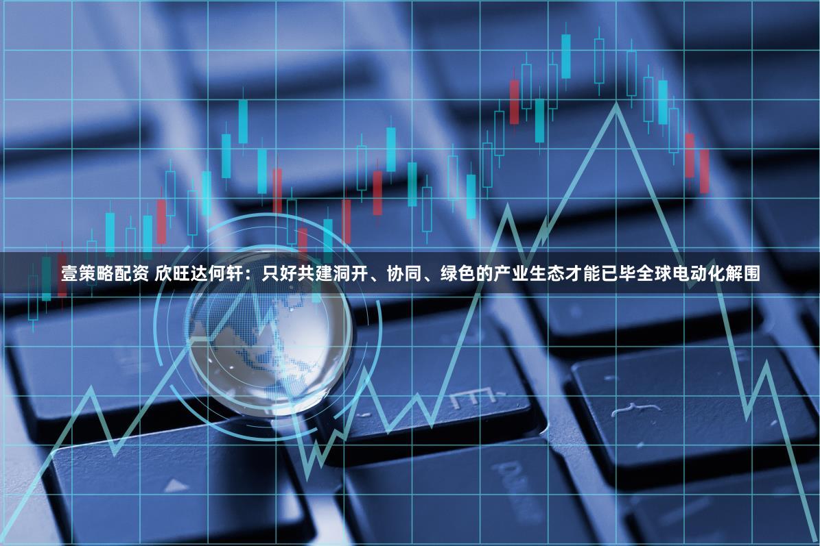 壹策略配资 欣旺达何轩：只好共建洞开、协同、绿色的产业生态才能已毕全球电动化解围